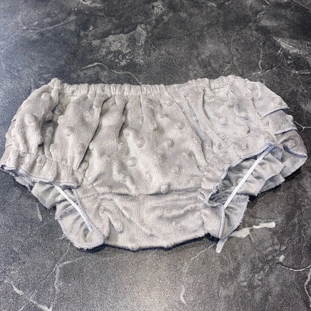 Minky Ruffle Butt Diaper Cover